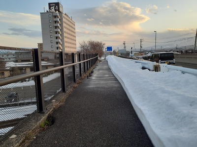 歩道の除雪